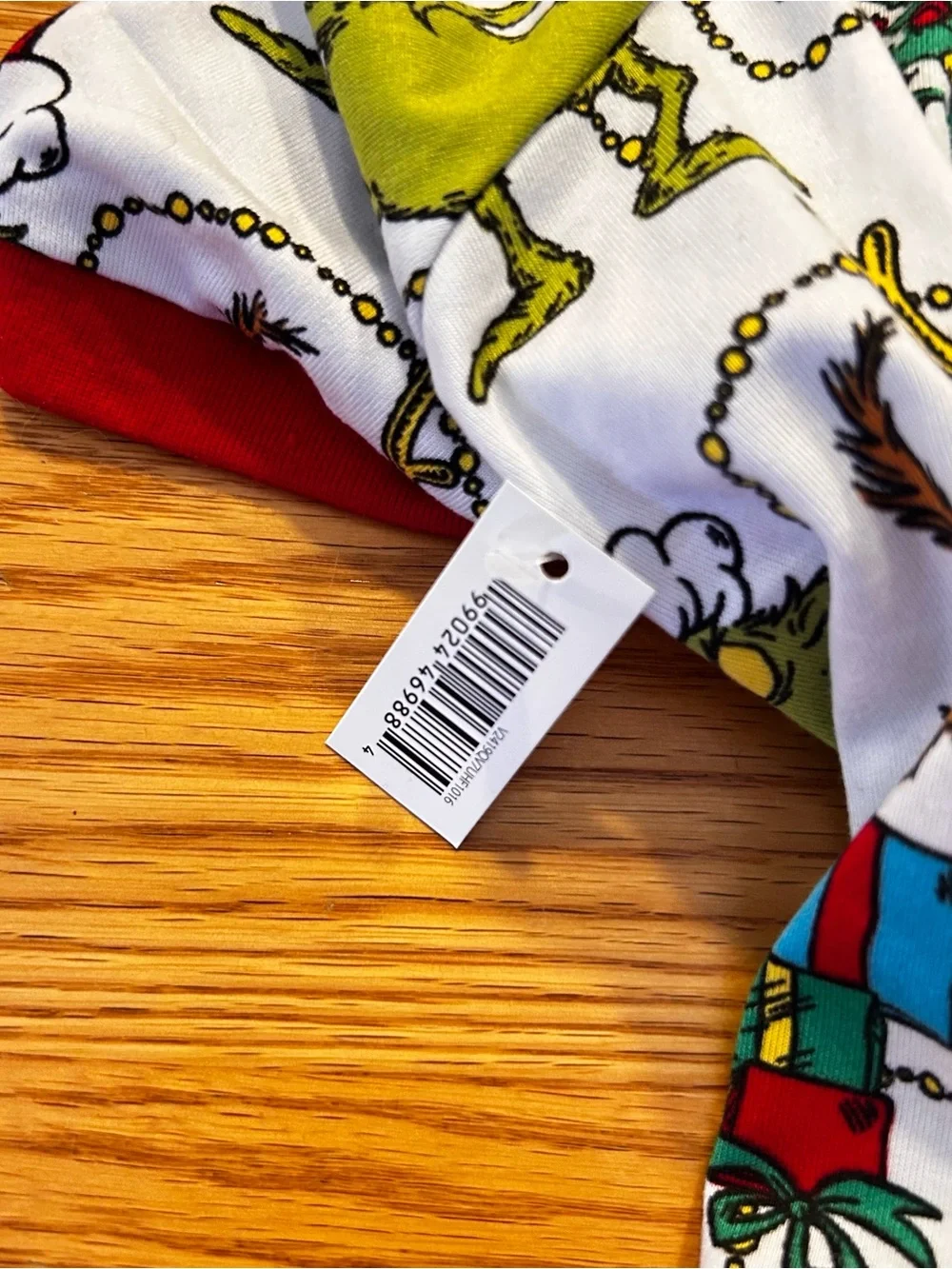 Dr. Seuss The Grinch Dog Christmas Pajamas Size Large NWT